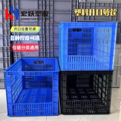 プラスチックのオープントランクの倉庫保管分類棚のかごを厚くして開けたプラスチックの箱の分類枠のお茶の下着を入れてかごを収納します。