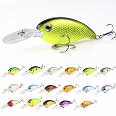 Lure Rocker Small Fat Fish Bait 10cm 13.6g Floating Simulation Fake Fish Bait Hard Lure Fishing Gear