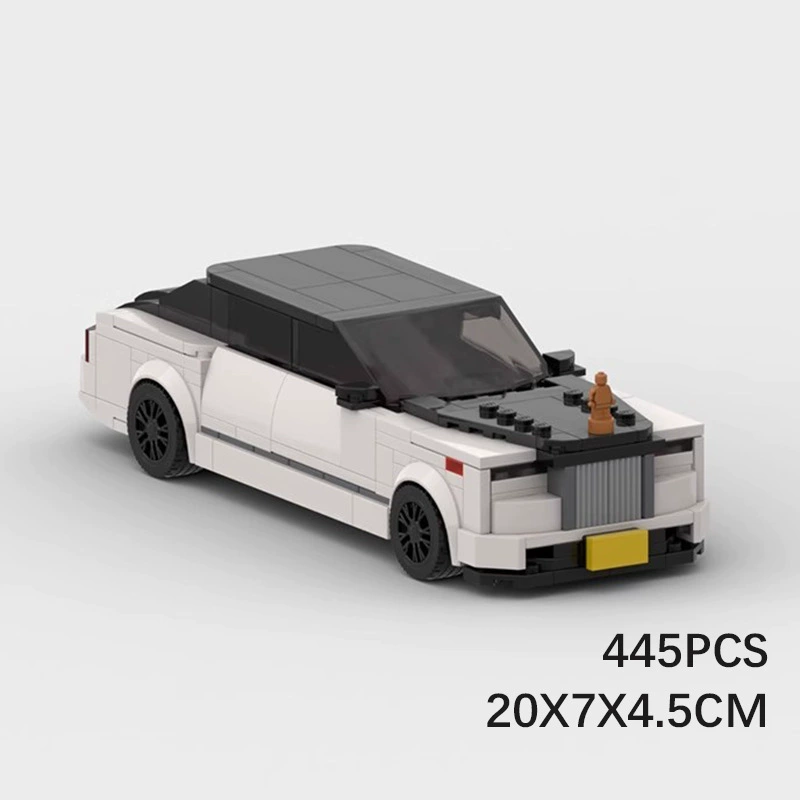 МОД строительные блоки совместимы с LEGO детский собранный Rolls-Royce спорткар Phantom Phantom Dawn