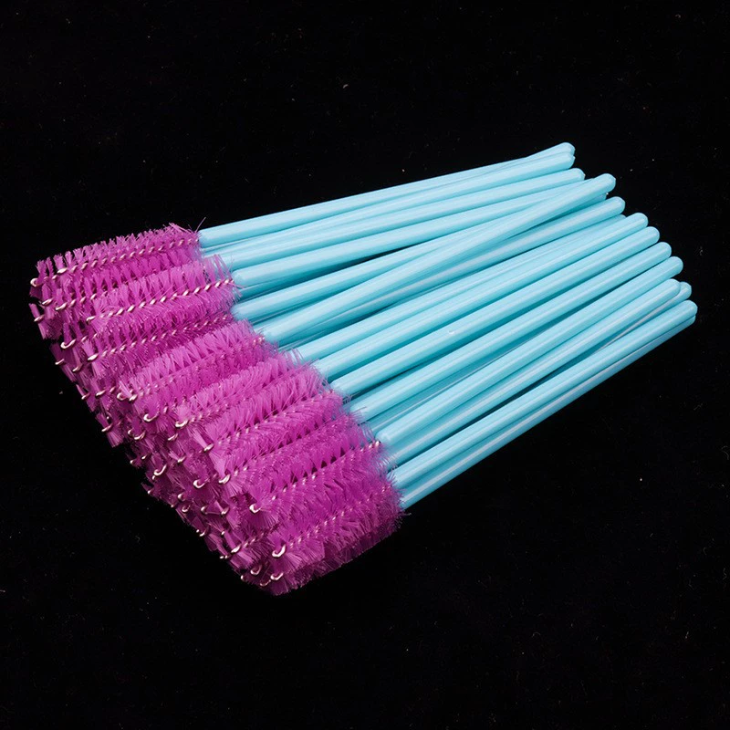 Disposable brush for eyelashes, curly false eyelashes for extension