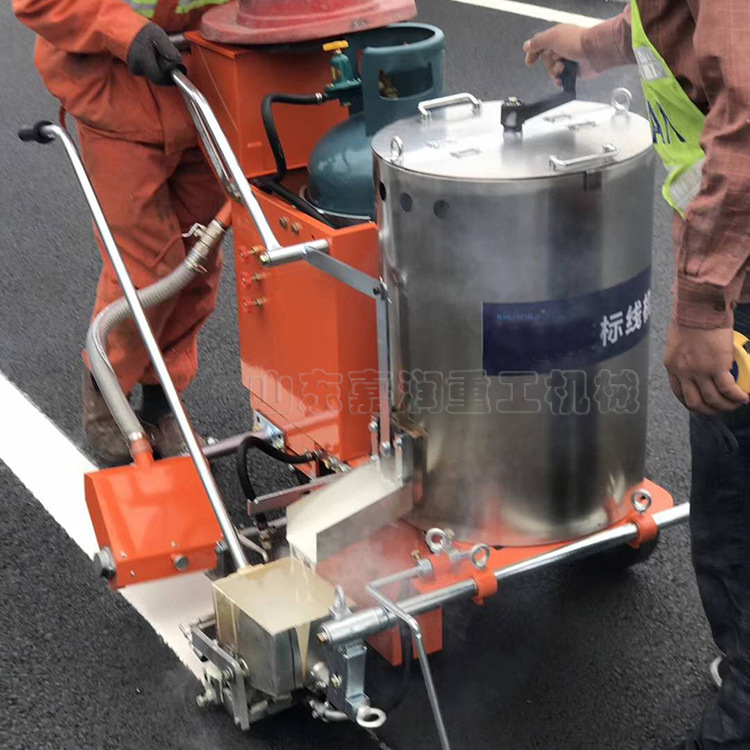 多功能热熔划线一体机 小型手推式划线机 热熔道路划线机