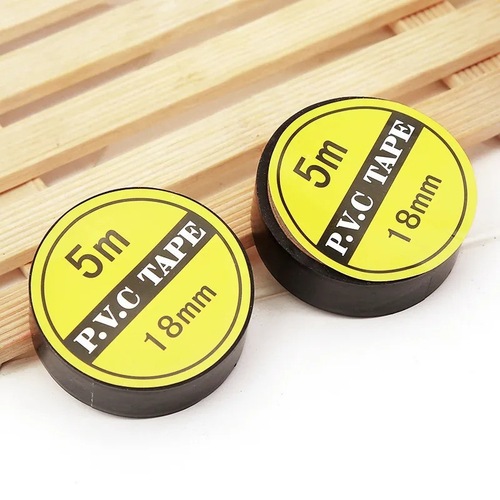 Electrical Tape PVC Insulated Flame-Retardant Black Tape, Appliance High-Voltage Waterproof Self-Adhesive Electrical Cloth