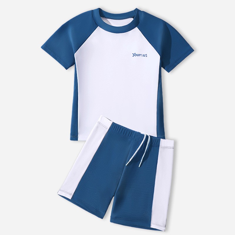 Blue and White-
