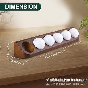 Cross-Border Wooden Golf Display Box Home Wall-Mounted Golf Rack Display Collection Box Desktop Ornaments