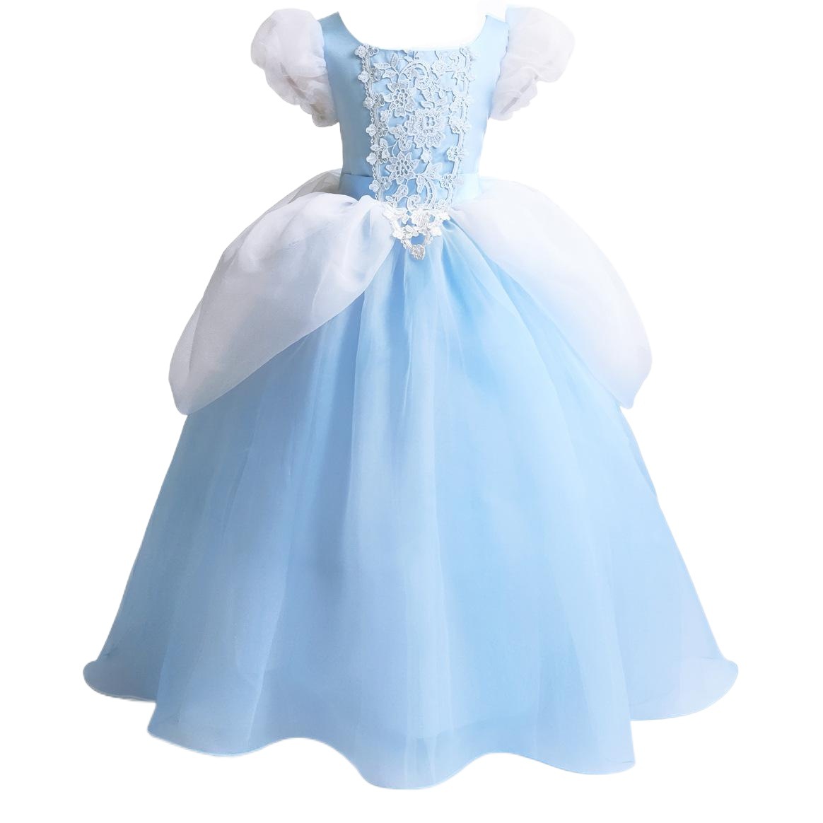 Cinderella princess dress children's Aisha princess dress ice and snow costume Halloween children's costume New