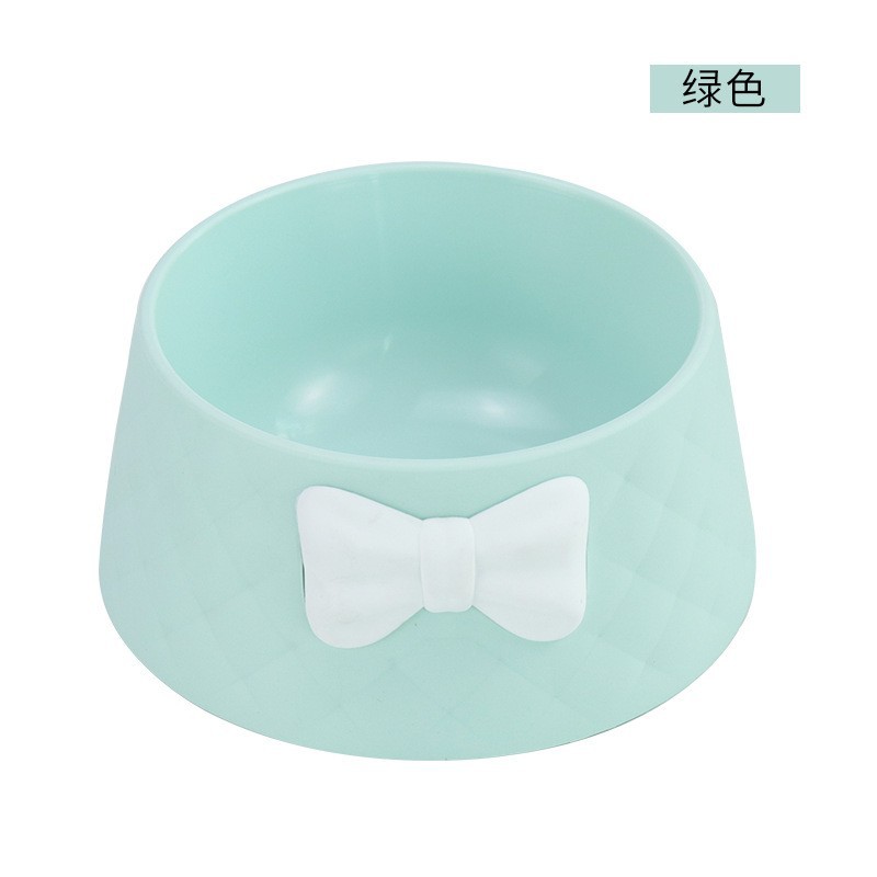 Fabricante en stock nuevo acero inoxidable PET doble tazón de plástico PET tazón de perro de dibujos animados tazón gato tazón alimentador al por mayor