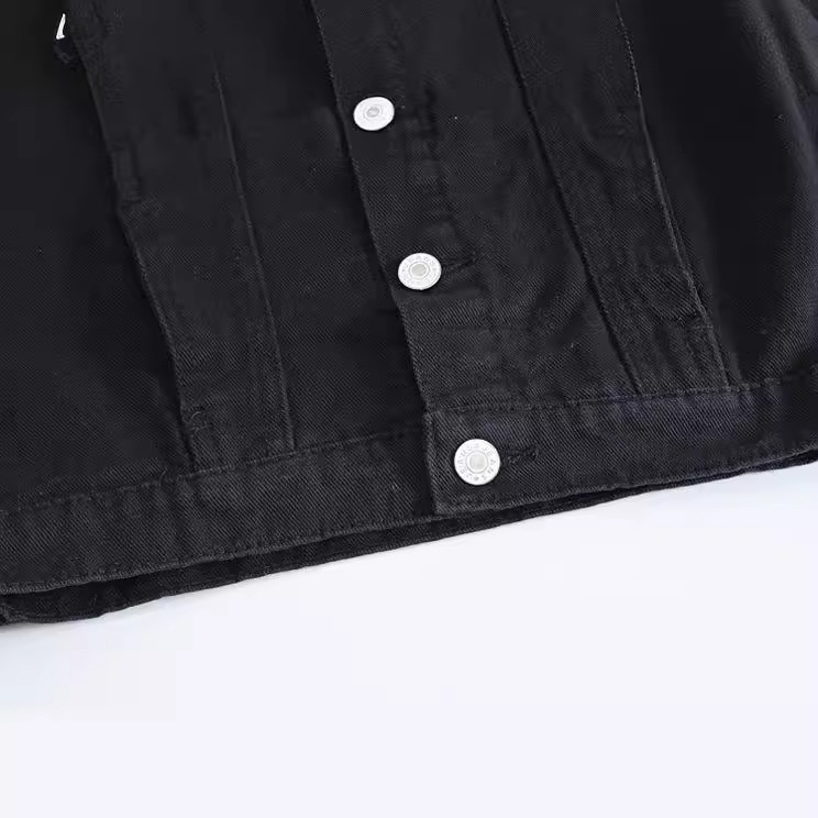 ファッションメンズ春夏秋デニムベスト黒クール男性カジュアルベスト|undefined