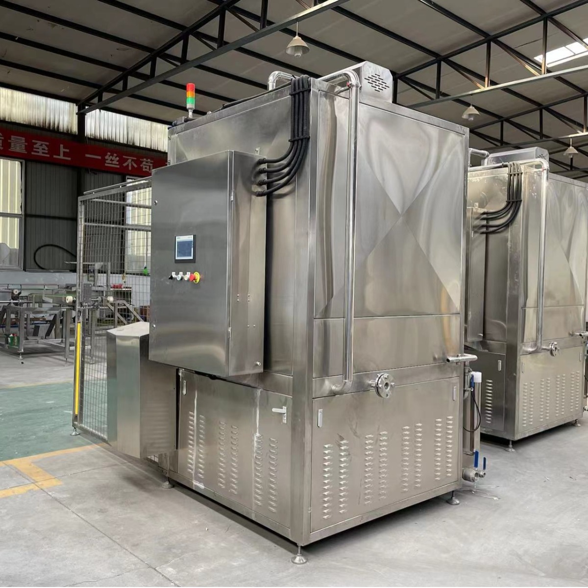 博美达大型商用不锈钢方桶车清洗机 自动清洗高温高压