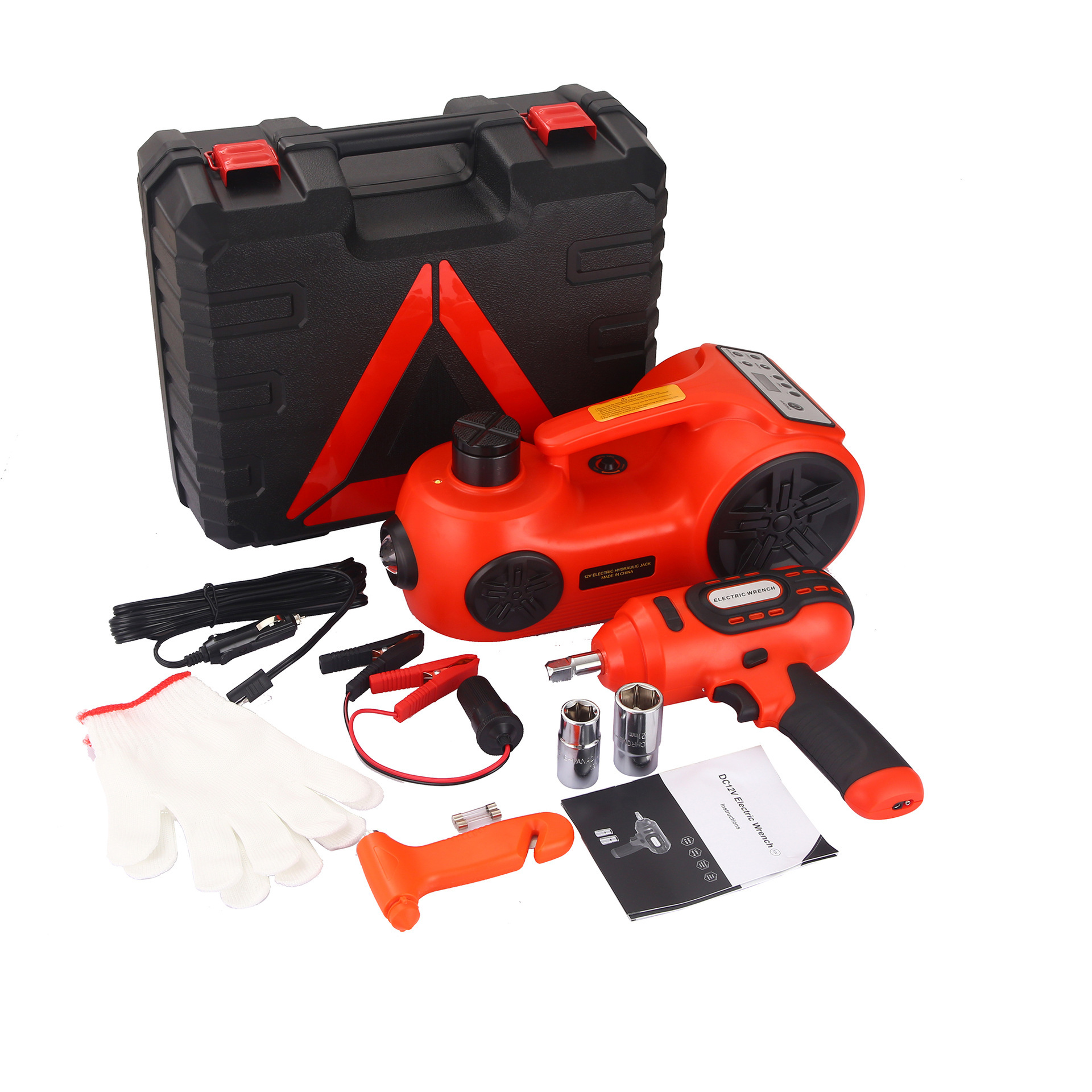 Portable Car-mounted Hydraulic Electric 0kg Outdoor Vehicle Emergency Tool Lithium-controlled Car Lifting Equipment Set