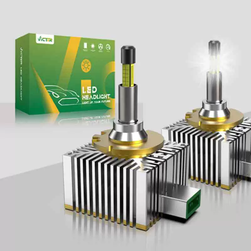 360 ° 4-сторонняя светоизлучающая светодиодная фара D1SD2SD3SD4SD5SD8S без тени согласование оригинального автомобиля