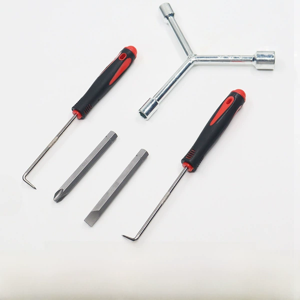 Five-piece set of small hook sandblasting bits