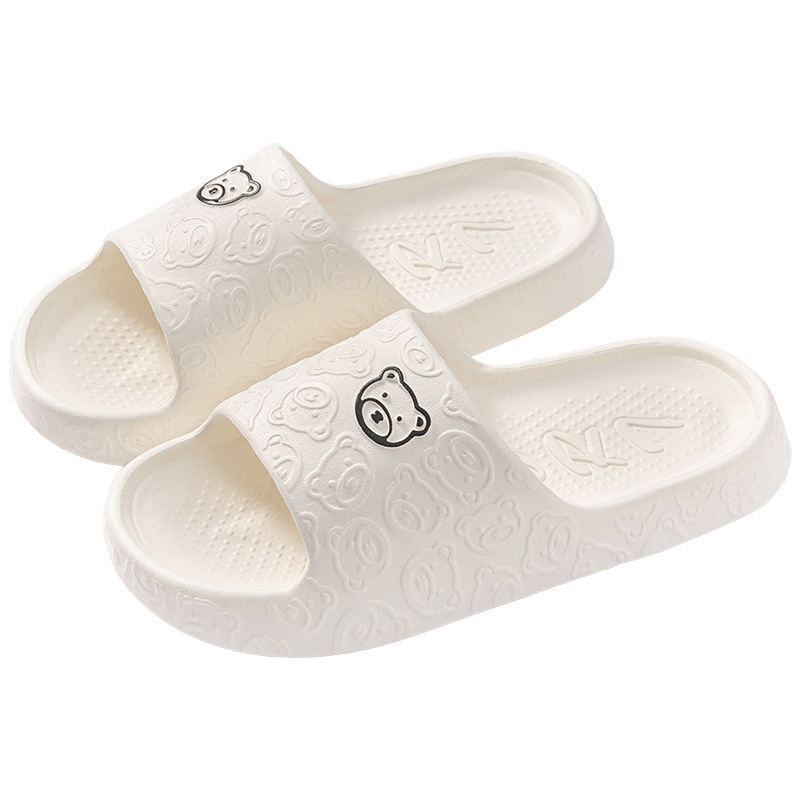 Zapatillas de mierda de verano Eva antiodor nuevo baño doméstico antiderrapante interior zapatillas frías para hombres