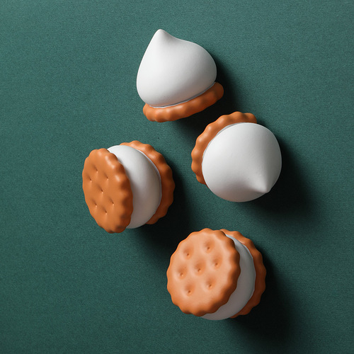 Simulated food food toy diy refrigerator magnet creative three-dimensional resin magnet wholesale cultural and creative boutique cake