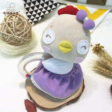 布哆哆天使小鸡天摇铃然彩棉宝宝玩具新生儿摇铃孕妇手工diy