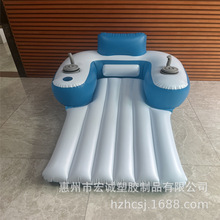 新款 充气水上电动座椅成人 戏水玩具推进器船躺椅充气摩托艇浮排