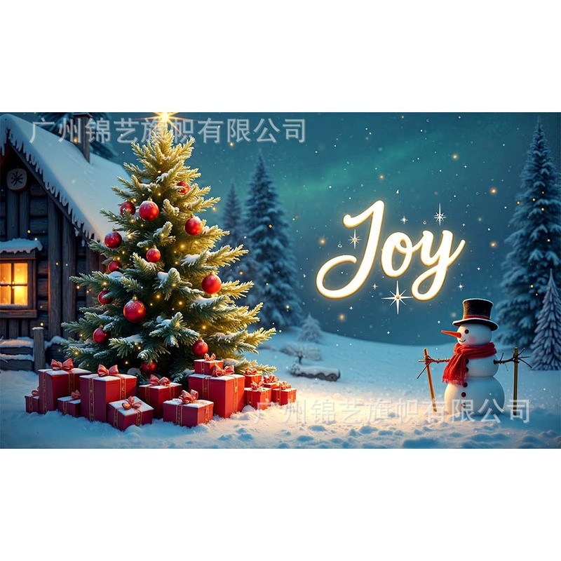 新しいクリスマス背景布アマゾンクリスマスツリーホリデーバナー装飾パーティーシーンレイアウト|undefined