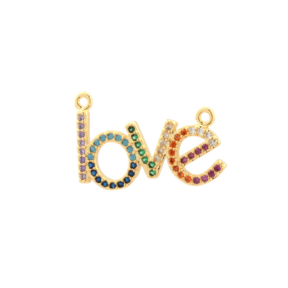 2g Weight Pendant Jewelry Making Type 16 * 19mm Jewelry Making Size Zircon Inlay Material DIY Jewelry Accessories Classification 1 Piece Quantity Copper Material Letter, Moon Pattern All Seasons Season Simple Style Style 1 Piece 16 * 19mm Copper Zircon Letter Moon Pendant 14