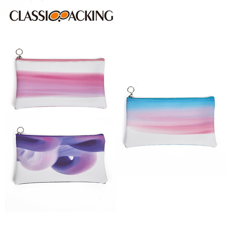 Bolsa con cremallera japonesa, cambio de color degradado, bolsa para teléfono móvil, bolsa de cosméticos de almacenamiento portátil, certificado de sobre rojo multifuncional