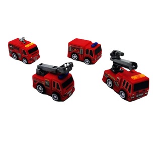 Mini fire truck children's favorite small toy car toy manufacturer new mini pull back car 60011C