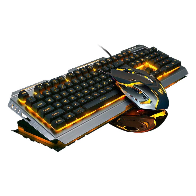 Завод прямых конкурентных императора V1 механические чувствовать клавиатуры мышь костюм ноутбук Настольный проводной игровой клавиатуры