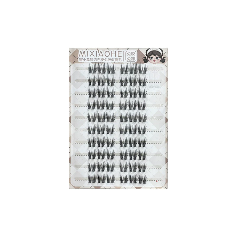 Soft -state без стеблей, без основания, Gum, струение котенка, уши, натуральные накладные ресницы, умные ресницы, удаление ресниц без жвачки
