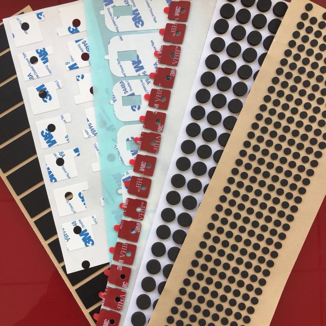 vhb3M4914 4949黑色1.0NBR EPDM sbr PE 硅胶棉 模切成型泡棉胶垫