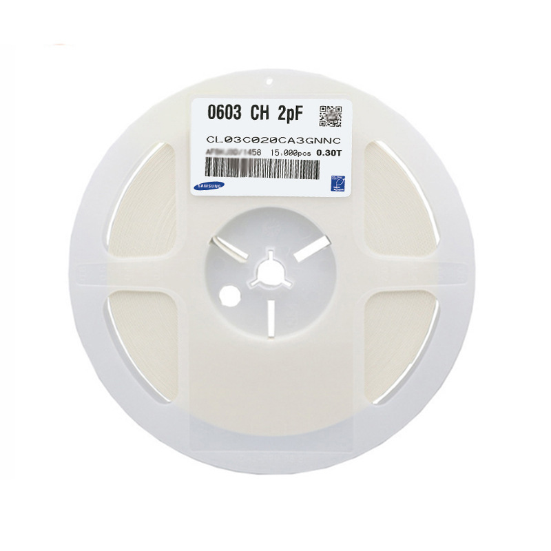现货 三星贴片电容 0201 2PF 25V NPO ±0.25pF CL03C020CA3GNNC