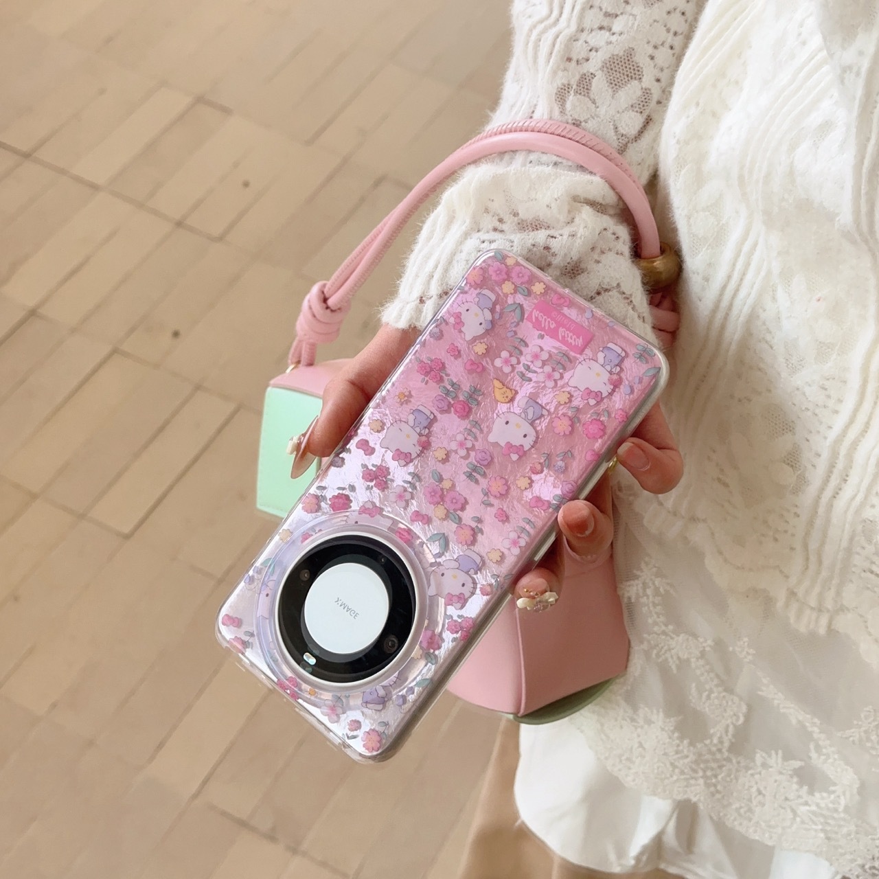 Girl ins floral pantalla completa kt para Huawei mate70Pro funda para teléfono móvil P70/70P nuevo m60/60P femenino