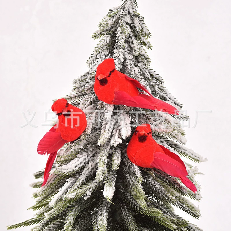 Искусственная птица из пены для декора сада и огорода, зеленые растения, плюшевая птица из пенопласта, рождественские поделки ручной работы, 9cm шт.