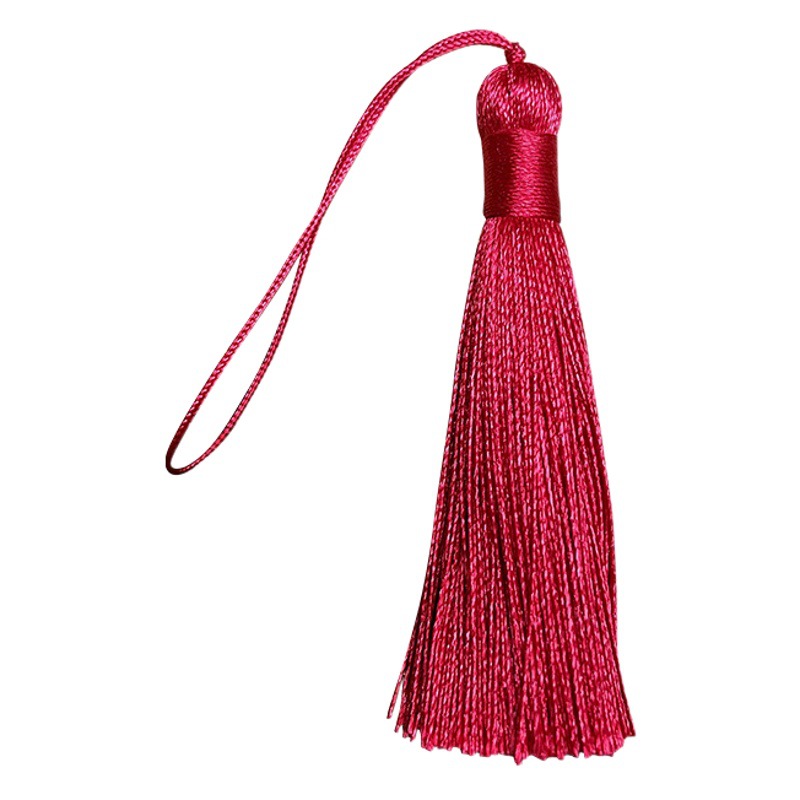 Factory 8cm vertical fat tassel tassel headdress pendant small tassel bookmark clothing stage decoration tassel