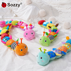 Sozzy歯のゴムの毛虫の体の高さの定規は私を抱いて赤ちゃんのぬいぐるみの新生児の赤ちゃんのおもちゃの卸売りをなだめます。