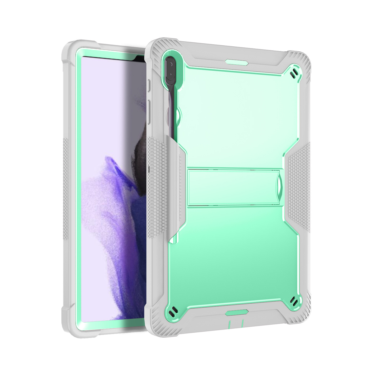 민트 그린 히트 그레이