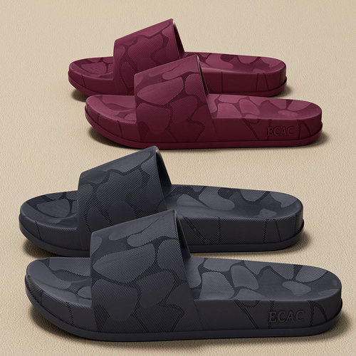 Eva slippers for women's new style for couples at home, thick sole, non-slip, exterior, bathroom, bath and cool slippers for men, durable wear