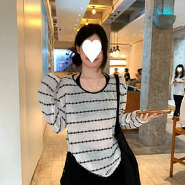 批发【原版提花色织条+人棉内衣带胸垫】两件套吊带上衣防晒罩衫