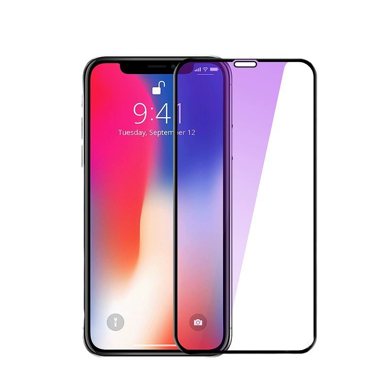 Подходит для VIVO X23, фиолетовая светящаяся закалённая плёнка, iQOO Pro Y100 S9E полноэкранная анти‑синяя закалённая плёнка