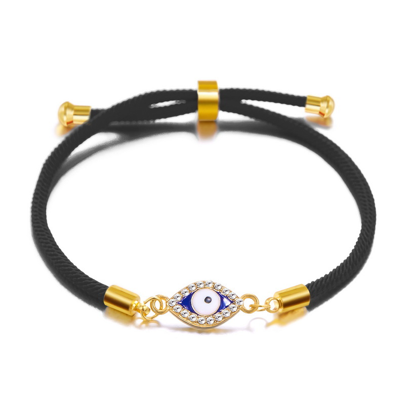 Herenarmband met boze oog strass en legering_voghion.com