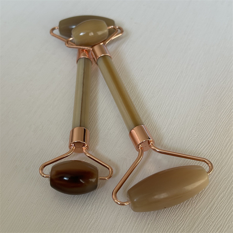 Horn Facial Massage Tool Double Head Roller Gua Sha Beauty Device 15cm specifications