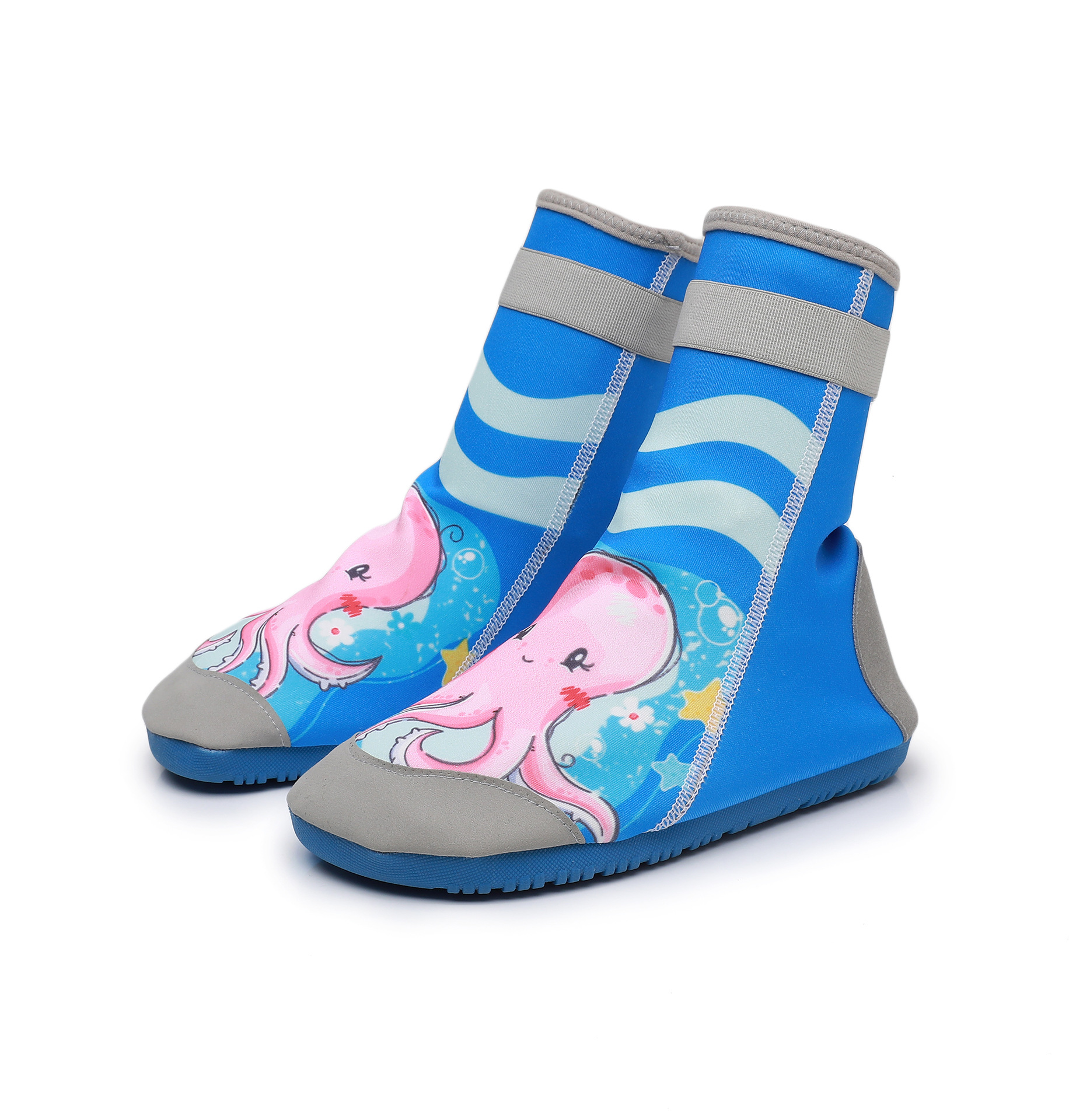 興拓ハイカット親子子供用男女兼用ウォーターシューズ、シュノーケリングビーチシューズソックス、ホームフロアシューズ、スイミングシューズ