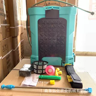 搅拌电动喷雾器农用后背式打药机18L锂电高压消毒防疫雾化喷药机