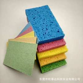 厂家卡通沐浴搓澡木浆棉 彩色木浆棉 婴儿吸水柔软海绵