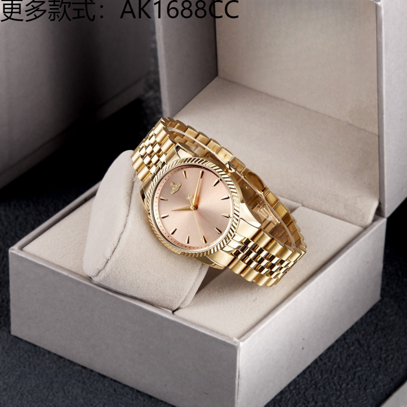 New Arrival Little Red Book Vivian West Dowager Light Luxury Niche Quartz Women's Watch Fashion Women's Men's Couple's Watch