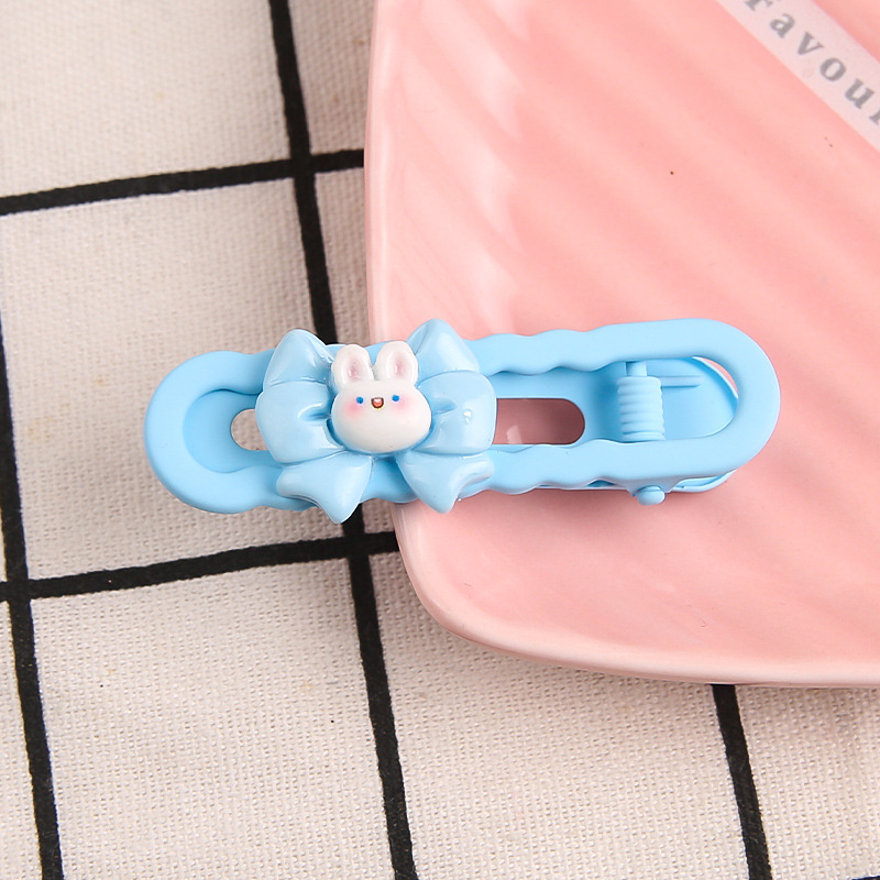 Primavera nueva historieta Sanrio oval metal horquilla linda chica dulce lado Bangs hairpin tocado