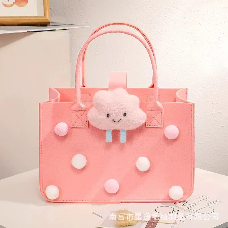 핑크 모피 볼 스타일; 30*20*18