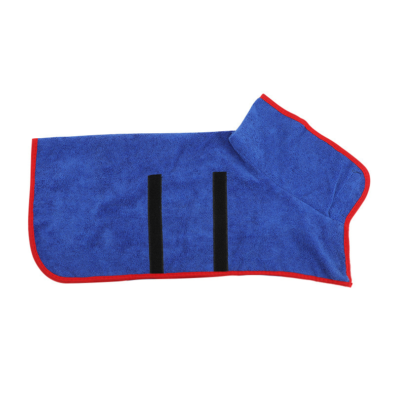 Toalla de baño de perro transfronterizo mascota absorbente de secado rápido Albornoz gato microfibra Toalla de baño Albornoz suministros para mascotas