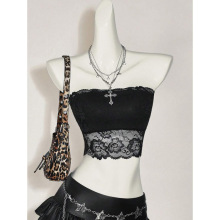 T 51546 Lace Anti-glare Tube Top �ٽz���߹�Ĩ�ؿ羳���u
