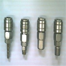 螺纹宝塔快装接头 不锈钢304自闭式快速接头 液压开闭式快速接头