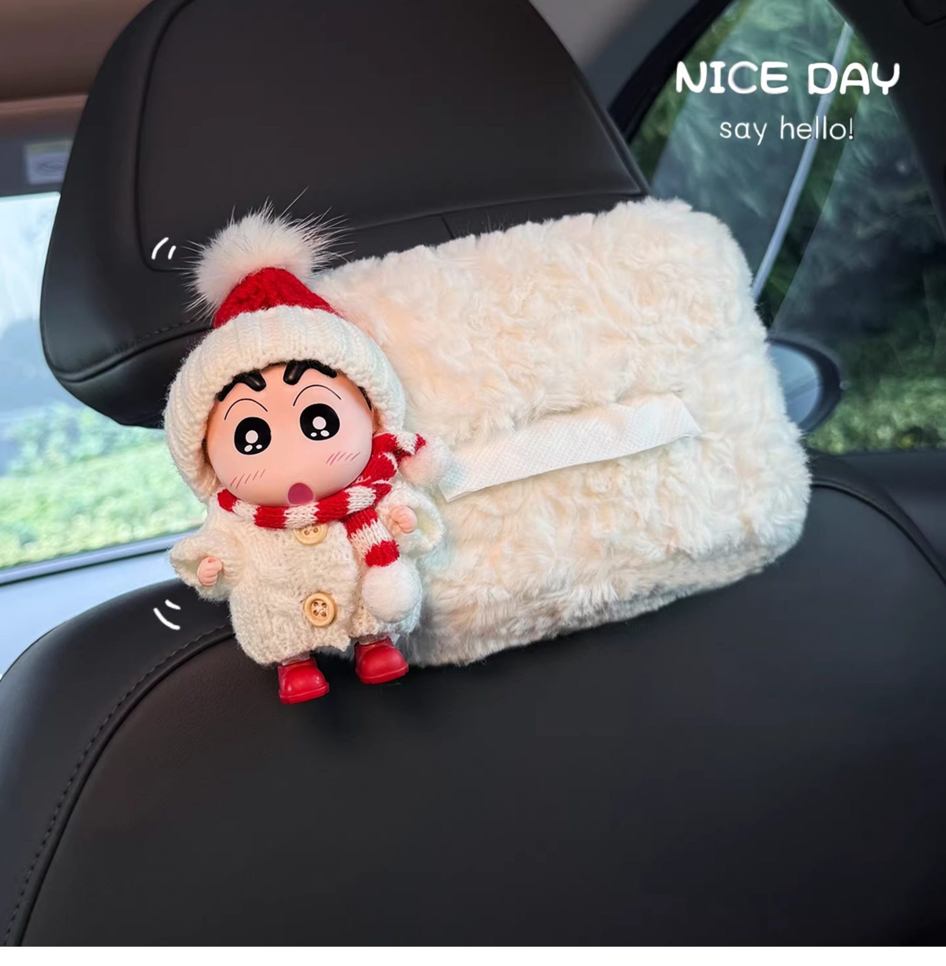 Xiaoxin Car Tissue Box, 2026 New Model, Hanging on the Rear Headrest of the Car, High-End Style for Goddesses