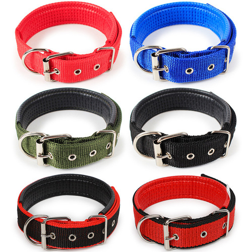 Pet Collar with Soft Leather Lining and Polypropylene Foam, Manufacturer Wholesale, No Tightening, Leash Collar for Dogs