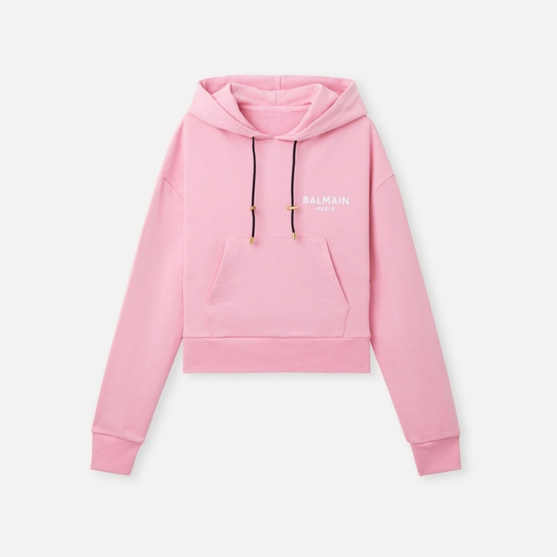 Balmain/Balmain 26Th Autumn and Winter New Fashion Long-Sleeved Sweatshirt Women's Casual Loose Hoodie