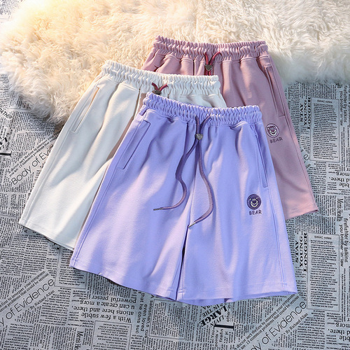 9027# Girls' Summer Shorts New Outerwear 100% Cotton Thin Style Children's Five-Finger Pants Children's Pants
